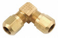 Elbow Brass Comp. 3/8 in Comp. 1/2 in