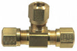 Tee Brass Comp3/8 Comp3/8 Comp1/4 