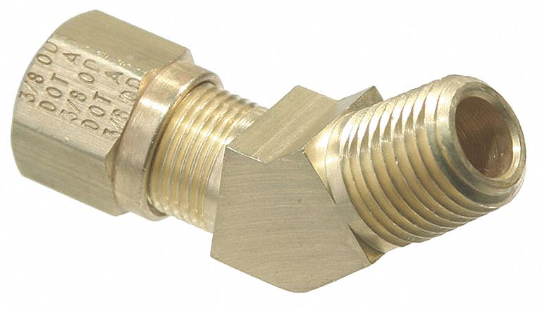Elbow Brass Comp. 1/4 in MNPT 1/16 in