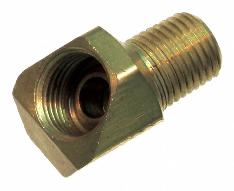 Strt Brass InvertedFlare1/2 MNPT3/8 