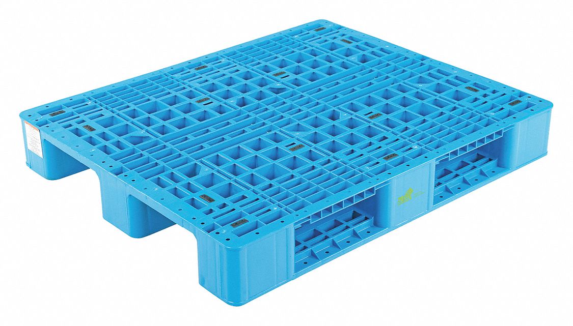 Rackable Blue Plastic Pallet