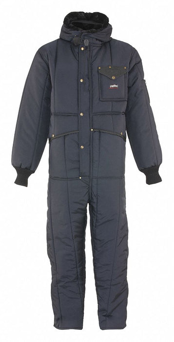 Coverall Suit With Hood Navy 2Xl