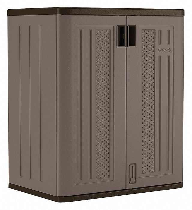 Strg Cab 36 x30 x20 1/4 Silver 2Shlv