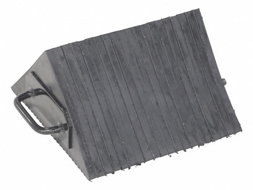 Laminated Rubber Wheel Chock With Grips