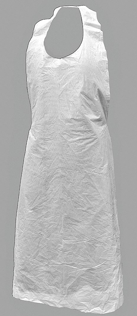 Apron 46in.Lx28in.W White PK1000