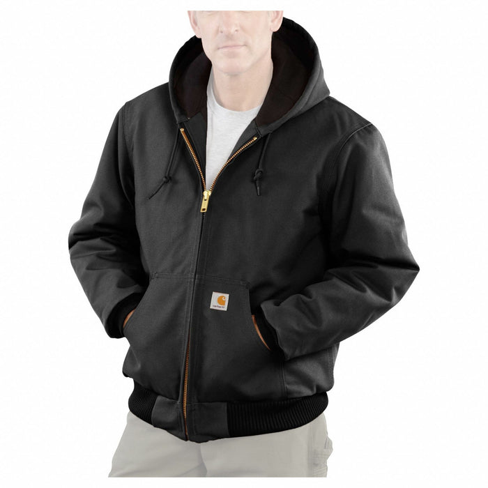 M7023 Jacket 30 Tall Cotton Zipper Blk XL