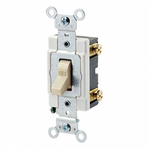 Wall Switch Ivory 20 A Single Pole 2 hp
