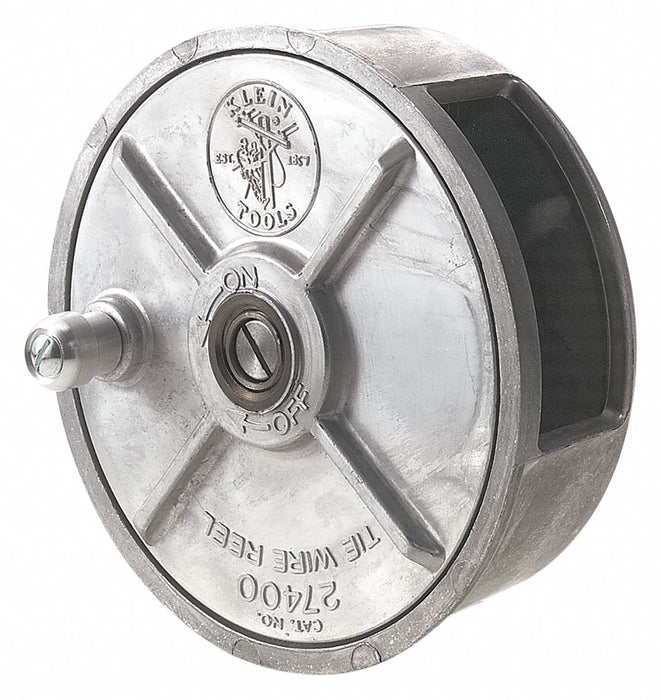 Tie Wire Reel Aluminum Silver