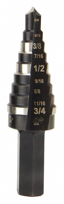 Step Drill Bit N.3 Double-Fluted