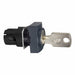 KeyedSelectorSwitch Black 2Pos 16mm