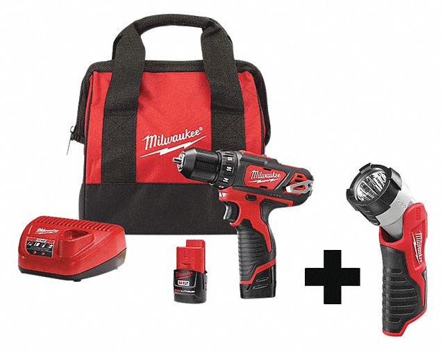 Drill Kit Cordless 1700 RPM 12V DC