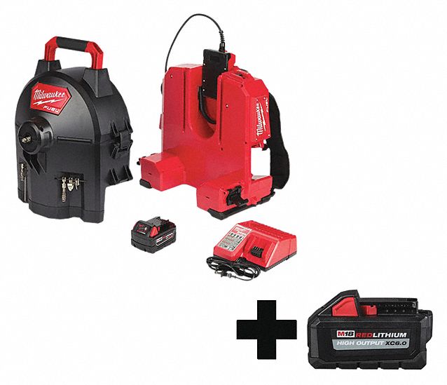 Drain Gun Kit 5/16 Cable 18.0V 5.0Ah