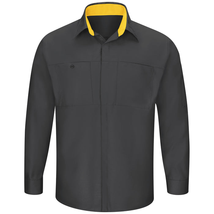 Men's Long Sleeve Performance Plus Shop Shirt with OilBlok Technology