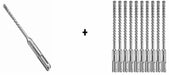 Hammer Drill Bit SDS Plus 3/16 x2 PK25