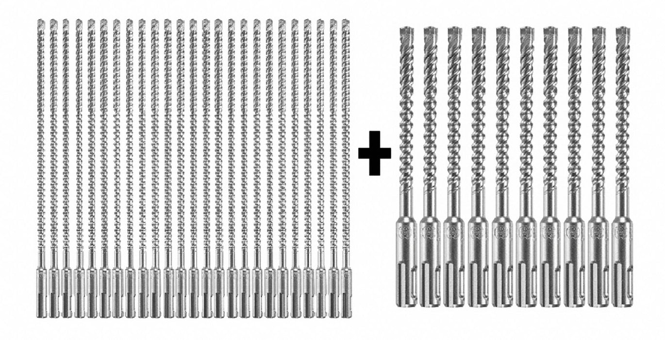 Hammer Drill Bit SDS Plus 1/4 x10 PK25