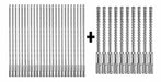 Hammer Drill Bit SDS Plus 1/4 x10 PK25