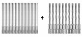 Hammer Drill Bit SDS Plus 1/4 x 6 PK25