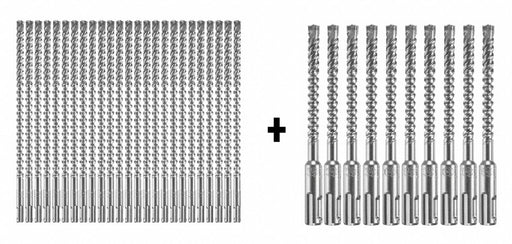 Hammer Drill Bit SDS Plus 3/8 x10 PK25