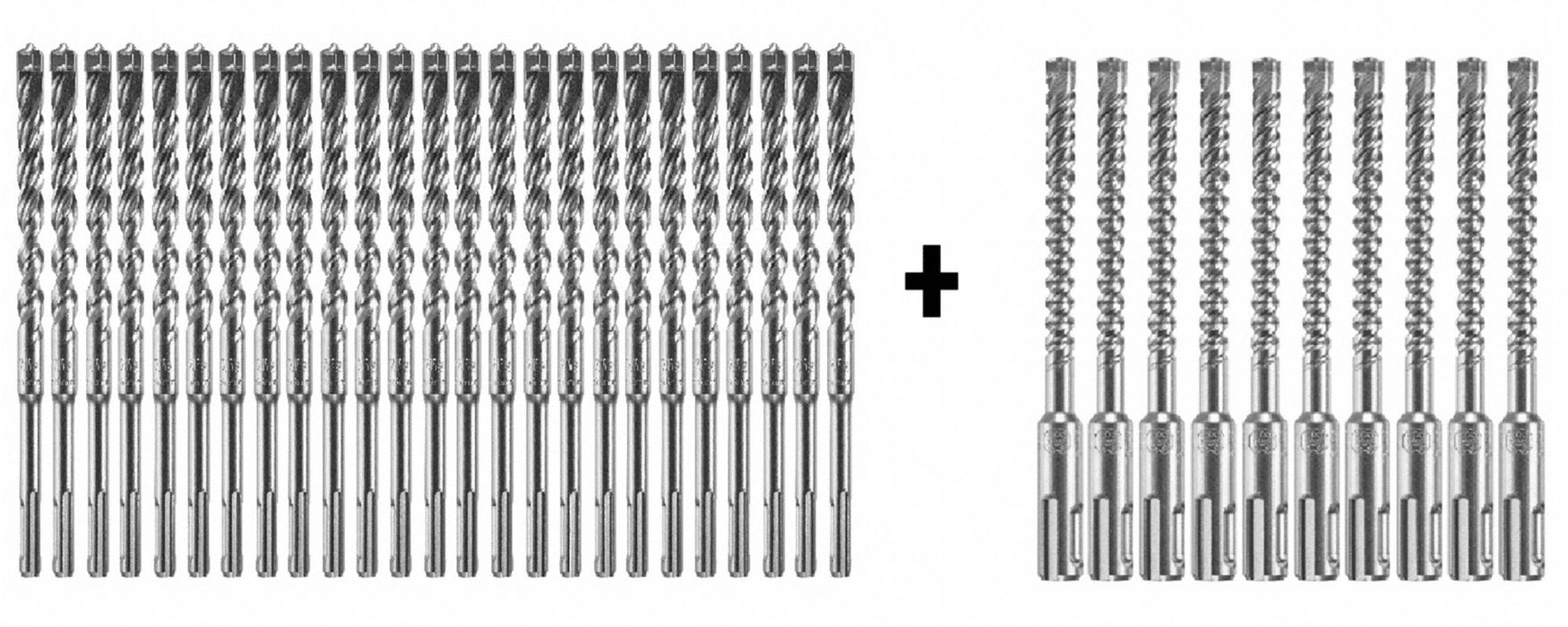 Hammer Drill Bit SDS Plus 1/2 x 4 PK25