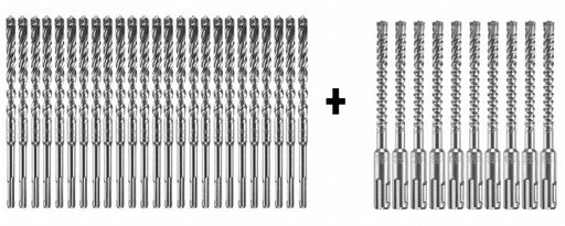Hammer Drill Bit SDS Plus 1/2 x 4 PK25