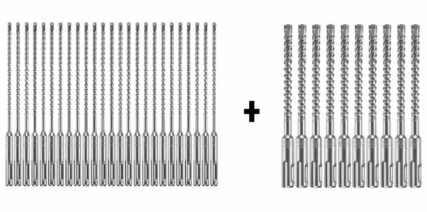 Hammer Drill Bit SDS Plus 3/16 x4 PK25