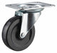 Plate Caster Swivel Rubber 3 13/16 H
