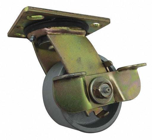 Plate Caster Swivel Iron 5 5/8 H