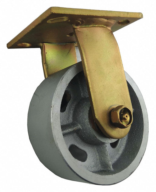 Plate Caster Rigid Iron 5 5/8 H