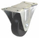 Plate Caster Rigid Rubber 3 13/16 H