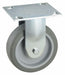 Plate Caster Rigid Rubber 6 3/16 H