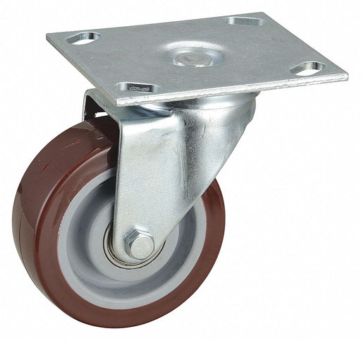 PlateCaster Swivel Polyurethane 5 3/16 H