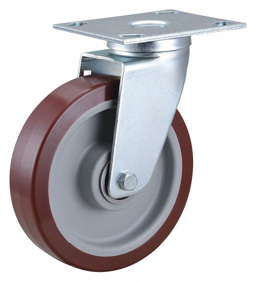 PlateCaster Swivel Polyurethane 7 5/16 H