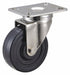 Plate Caster Swivel Rubber 5 3/16 H