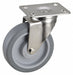 Plate Caster Swivel Rubber 6 3/16 H