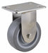 Plate Caster Rigid Rubber 5 3/16 H