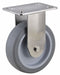 Plate Caster Rigid Rubber 6 3/16 H