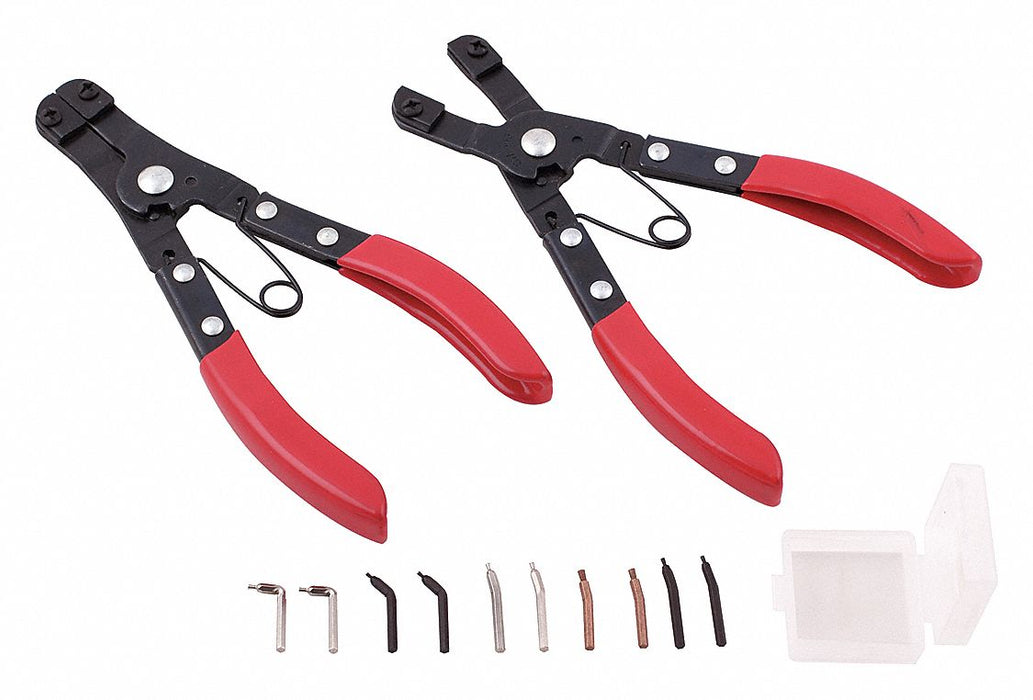 Retaining Ring Plier Set 0 45 90Deg 12pc
