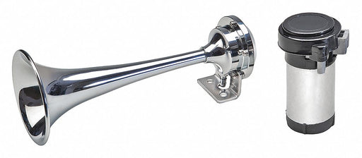 Marine Air Horn Brass 3-1/2 in W 24VDC