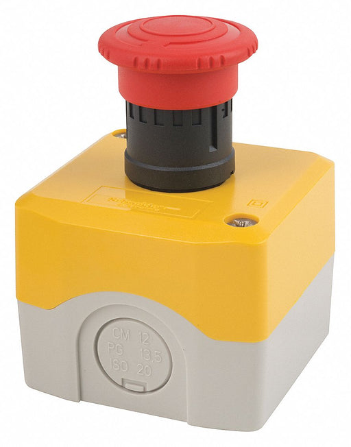 ControlStation Feed-Thru PushButton Red