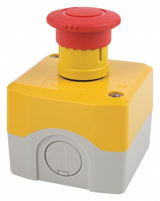 ControlStation Feed-Thru PushButton Red