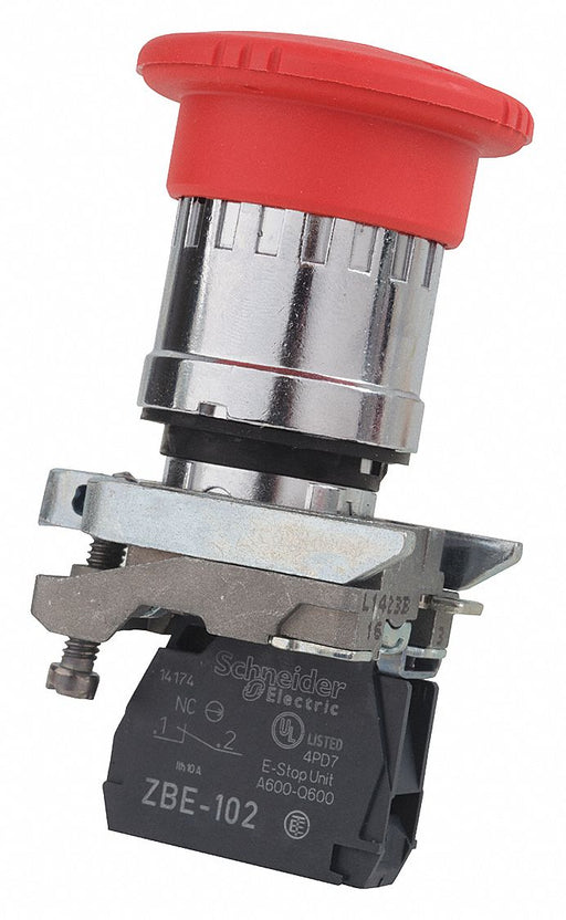 EmergencyStopPushButton NonIllum Red 1NC