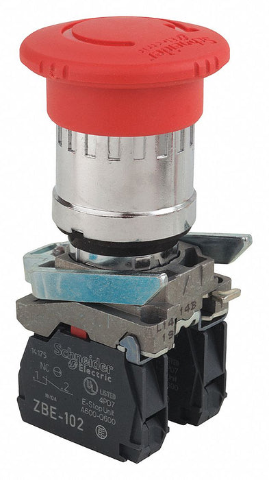 EmergencyStopPushButton NonIllum Red 2NC