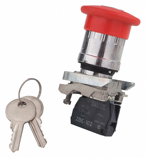 EmergencyStopPushButton NonIllum Red 1NC