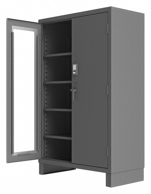 Storage Cabinet 78 x60 x24 Gray 4Shlv