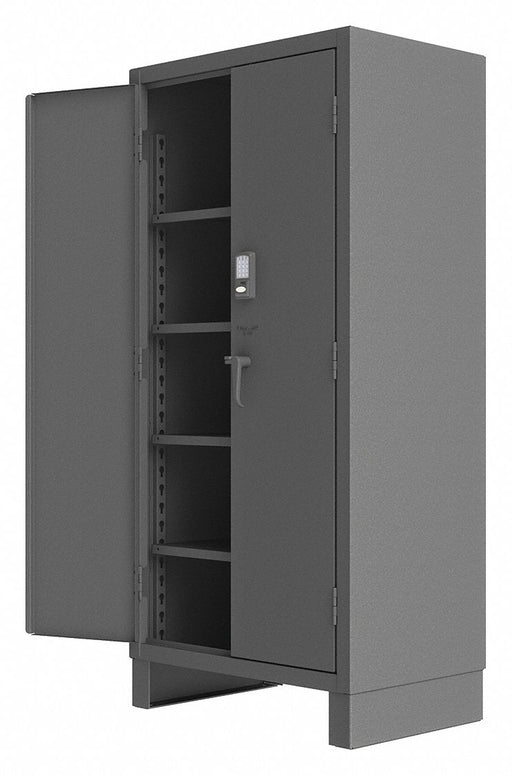 Storage Cabinet 78 x36 x24 Gray 4Shlv