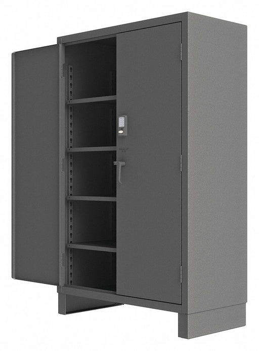 Storage Cabinet 78 x60 x24 Gray 4Shlv