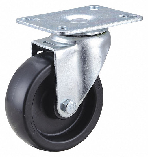 Plate Caster Swivel Polyolefin 5 3/16 H