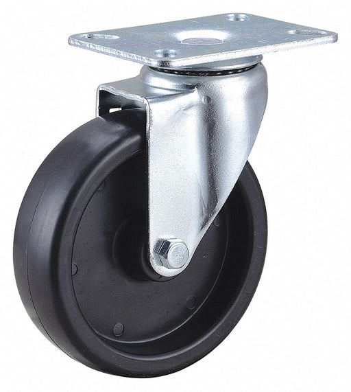 Plate Caster Swivel Polyolefin 6 3/16 H