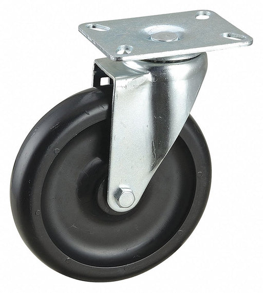 Plate Caster Swivel Polyolefin 7 5/16 H