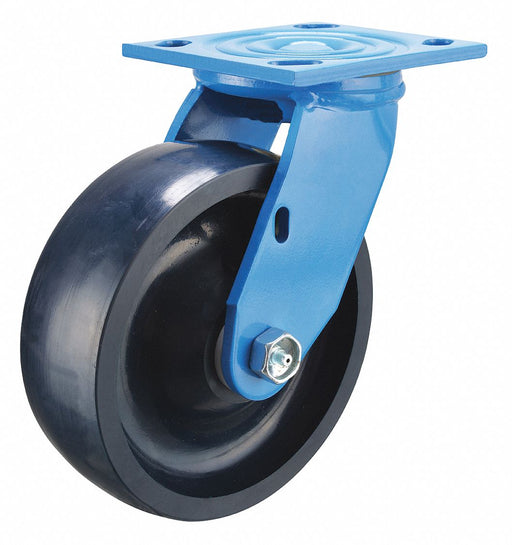 Plate Caster Swivel Polyurethane 5 5/8 H